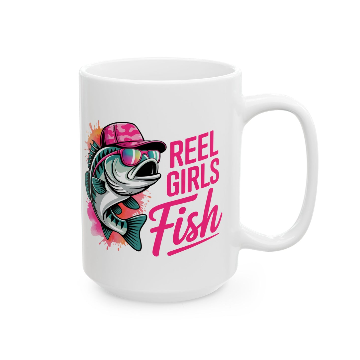 🎣 Reel Girls Fish Mug – Fierce, Fun & Full of Sass 💕🐟