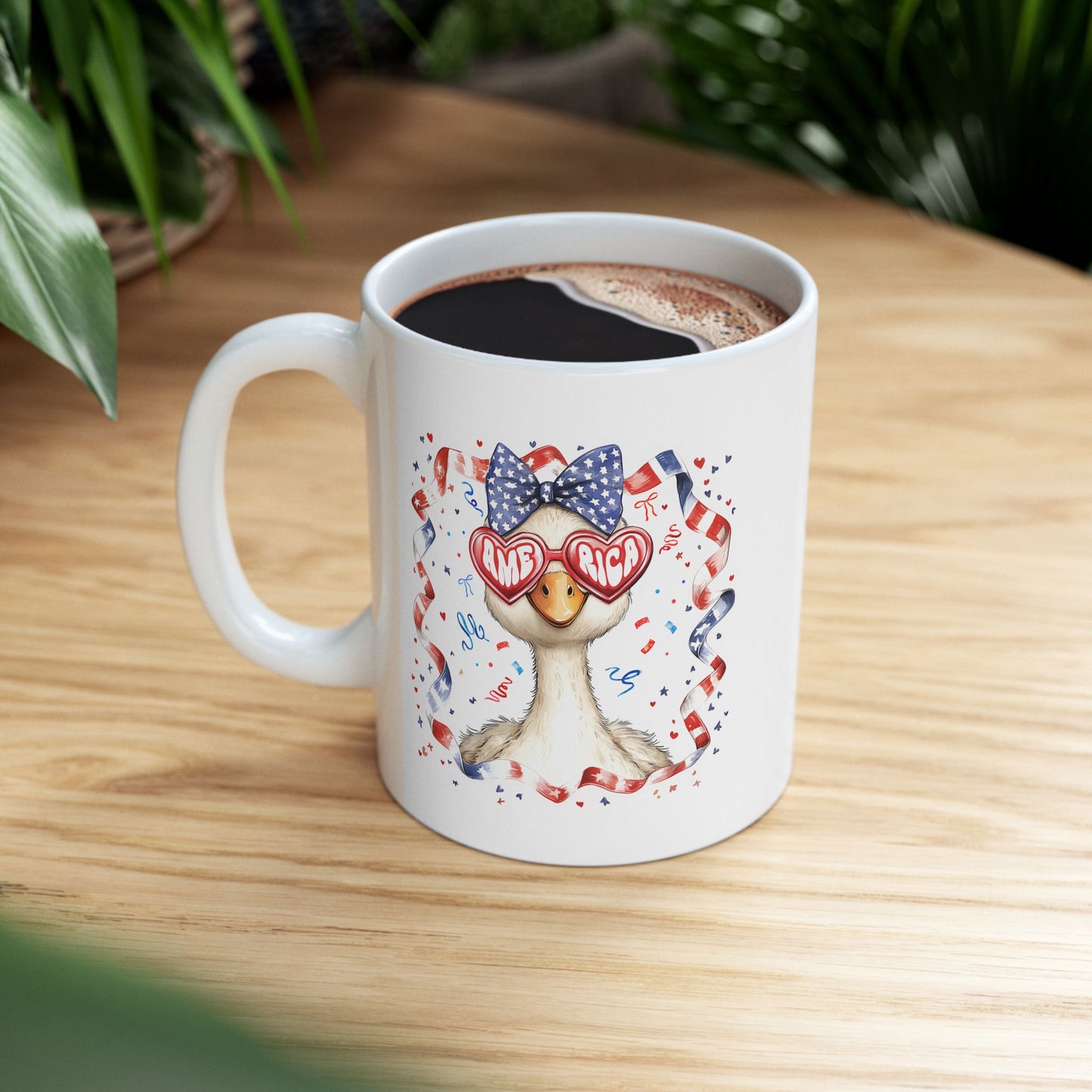 𦢠America Goose Mug ā Celebrate the 4th of July with Patriotic Fun! USA