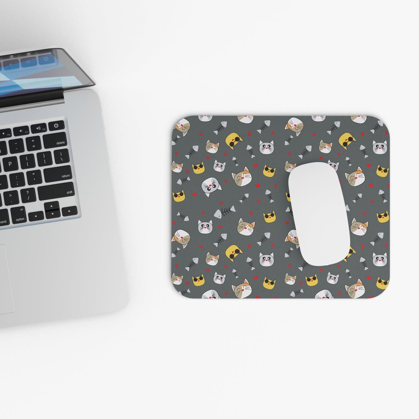 Alfombrilla de ratón con diseño de gato: ¡el complemento perfecto para cualquier escritorio!