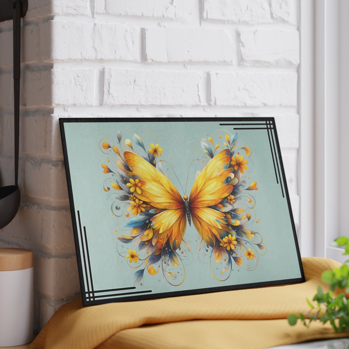 Tabla de cortar personalizada, regalo de boda, regalo de cumpleaños para mujer, nueva decoración para el hogar, tabla de cortar personalizada, diseño personalizado, mariposa, regalo personalizado para ella