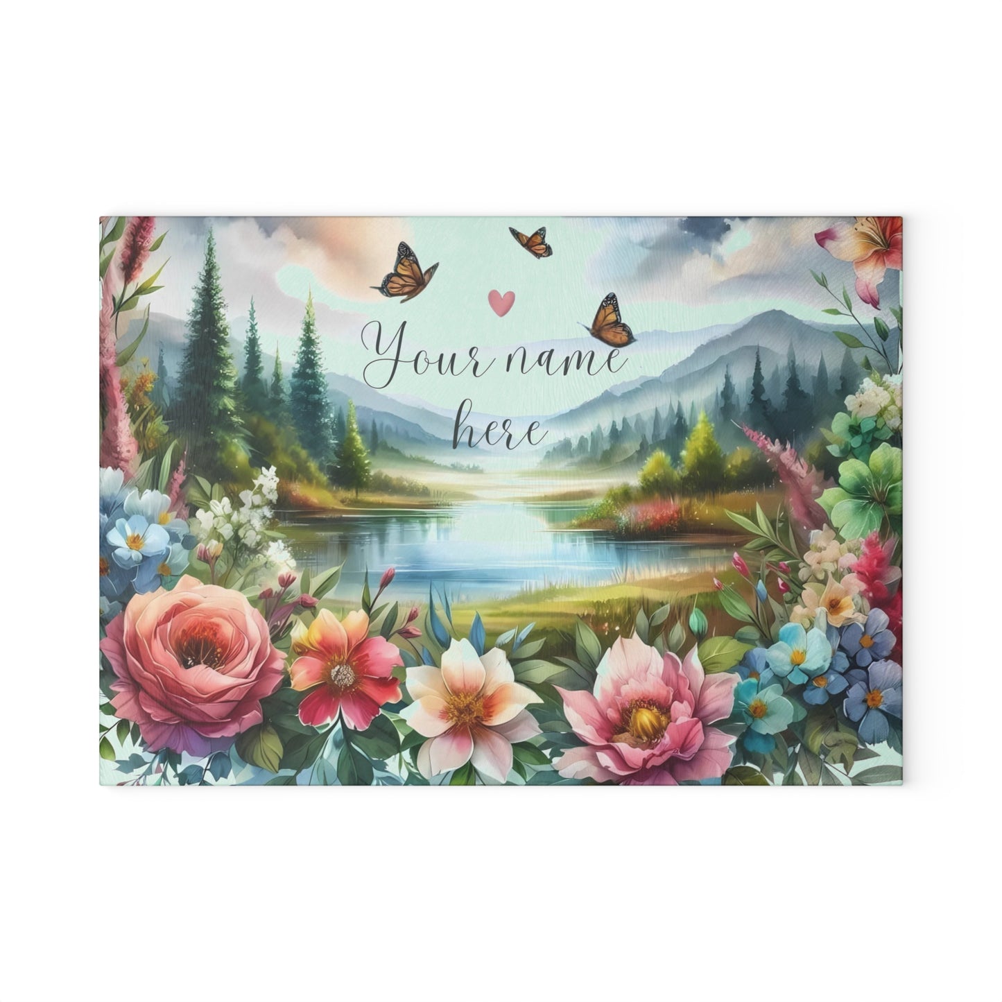 Tabla de cortar personalizada, tabla de charcutería, tabla de cortar única, tabla de cortar de vidrio templado, regalo de inauguración de la casa, tabla de cortar personalizada