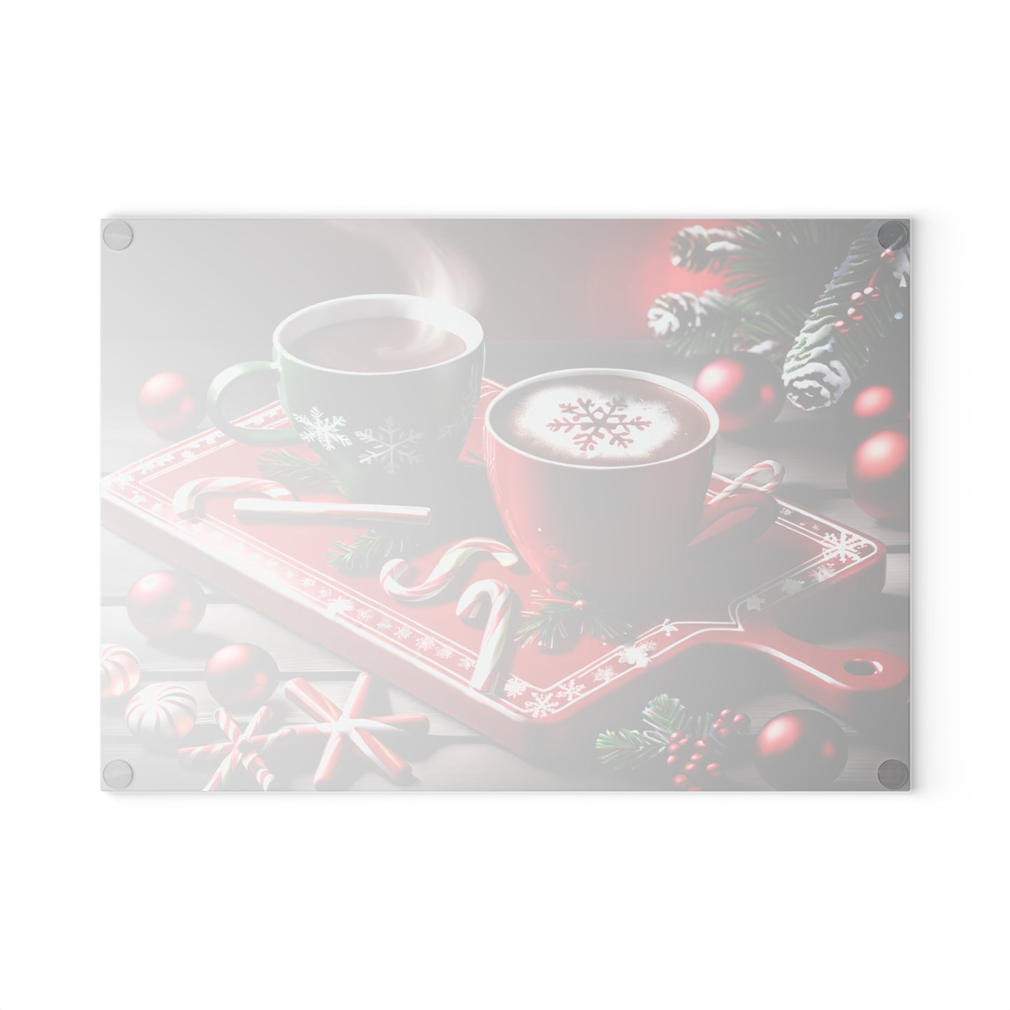 🎄 Holiday Cocoa Cutting Board – Festive Cheer for Your Holiday Table
