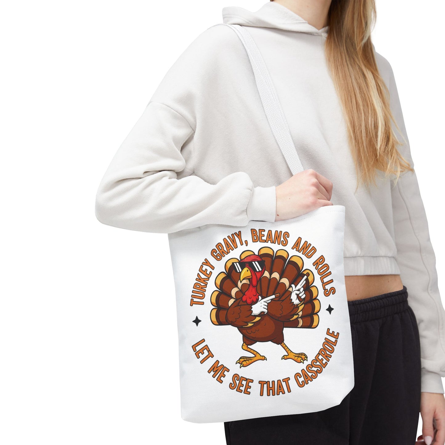 🦃 Thanksgiving Turkey Tote Bag – Let Me See That Casserole Style 🍠🎶