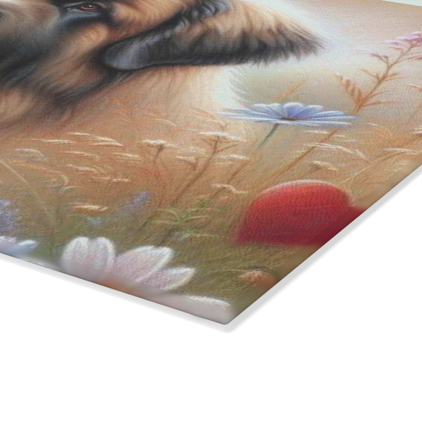 🦁 Leonberger Love Cutting Board – Gentle Giant Elegance for Your Kitchen