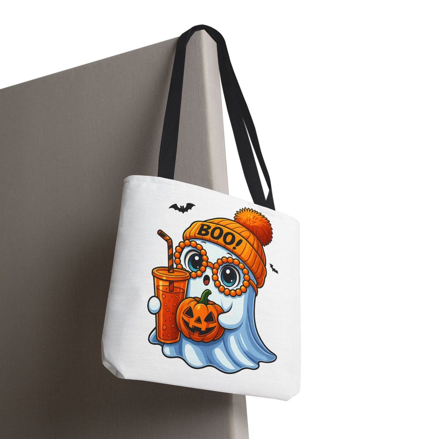 ๐ป Boo-tiful Ghost Tote Bag โ Spooky Cute Halloween Vibes ๐๐