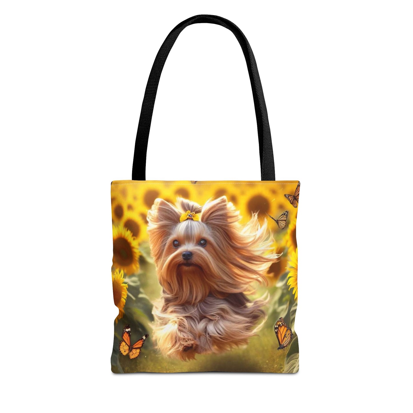 Adorable bolso de mano Yorkie: ¡perfecto para los amantes de los perros en movimiento!