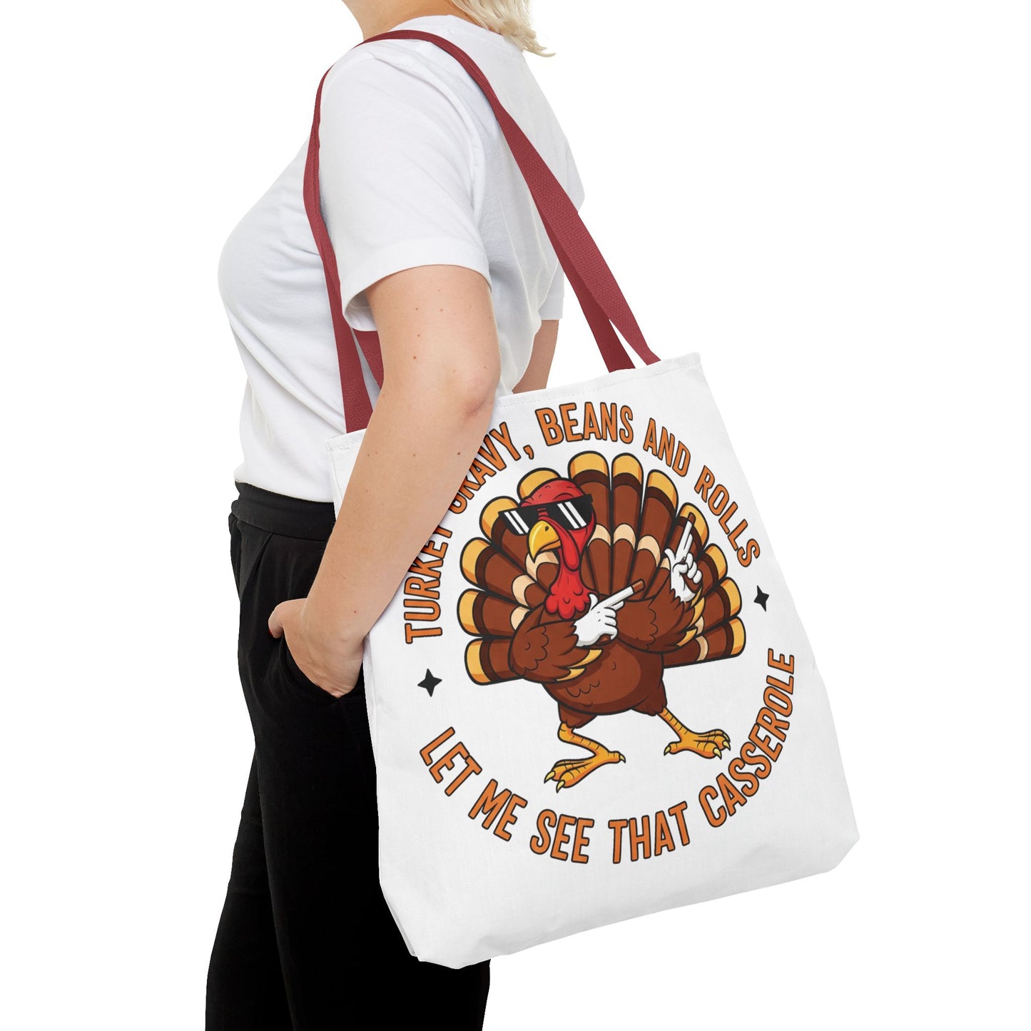 🦃 Thanksgiving Turkey Tote Bag – Let Me See That Casserole Style 🍠🎶