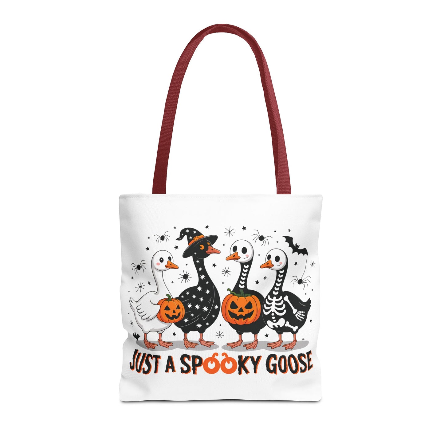 🦢 Just a Spooky Goose Tote Bag – Honkin’ Into Halloween 🎃👻