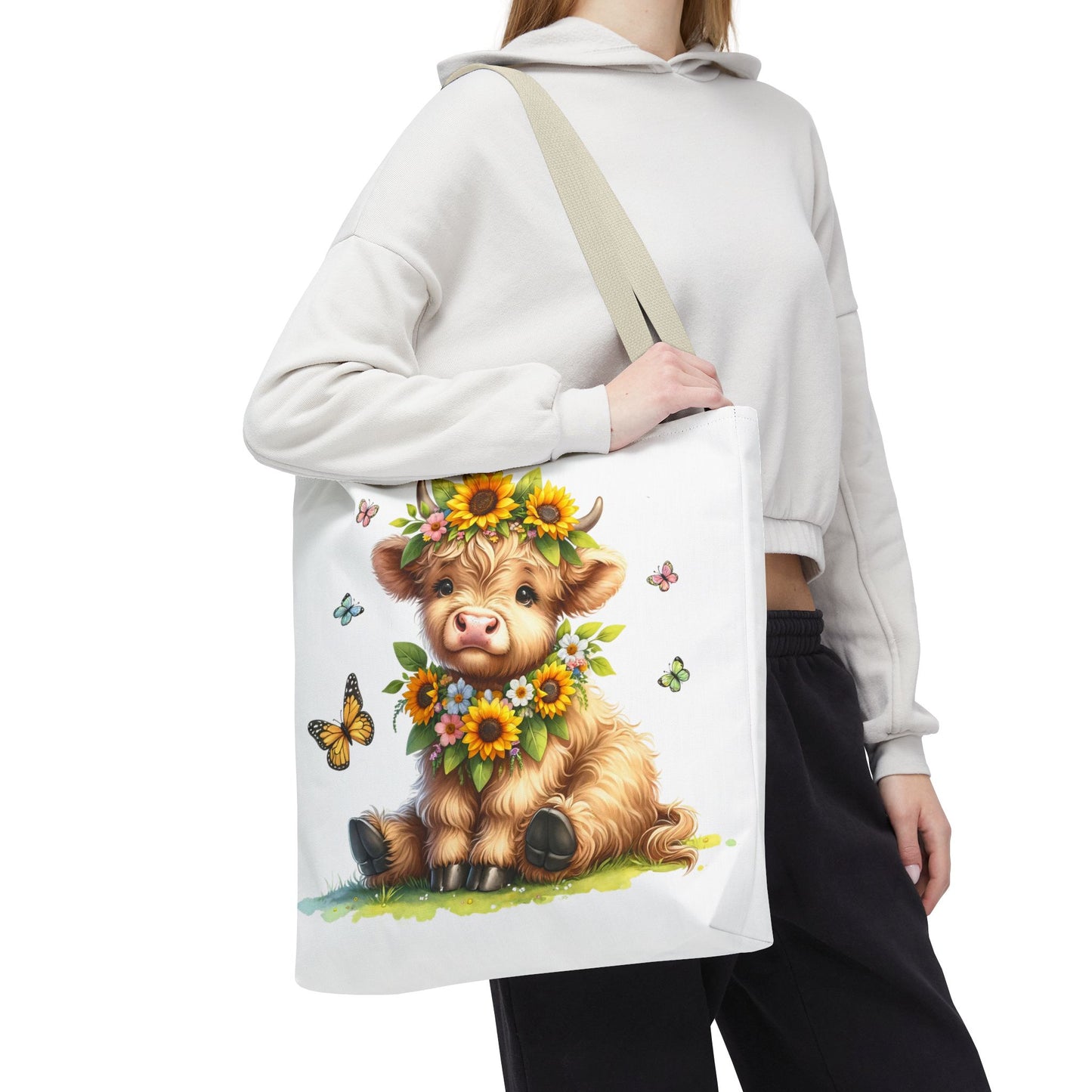 Bolsa de mano de vaca de las Tierras Altas, diseño de vaca bonito y elegante para amantes de los animales, perfecta para ir de compras, uso diario, regalo para entusiastas de las vacas y granjeros.
