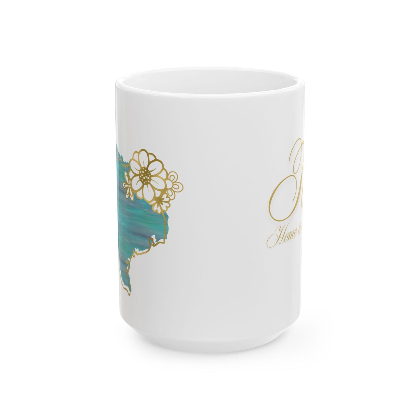 ☕ Home is Where the ❤️ Is – Texas Mug – Southern Pride in Every Sip 🤠