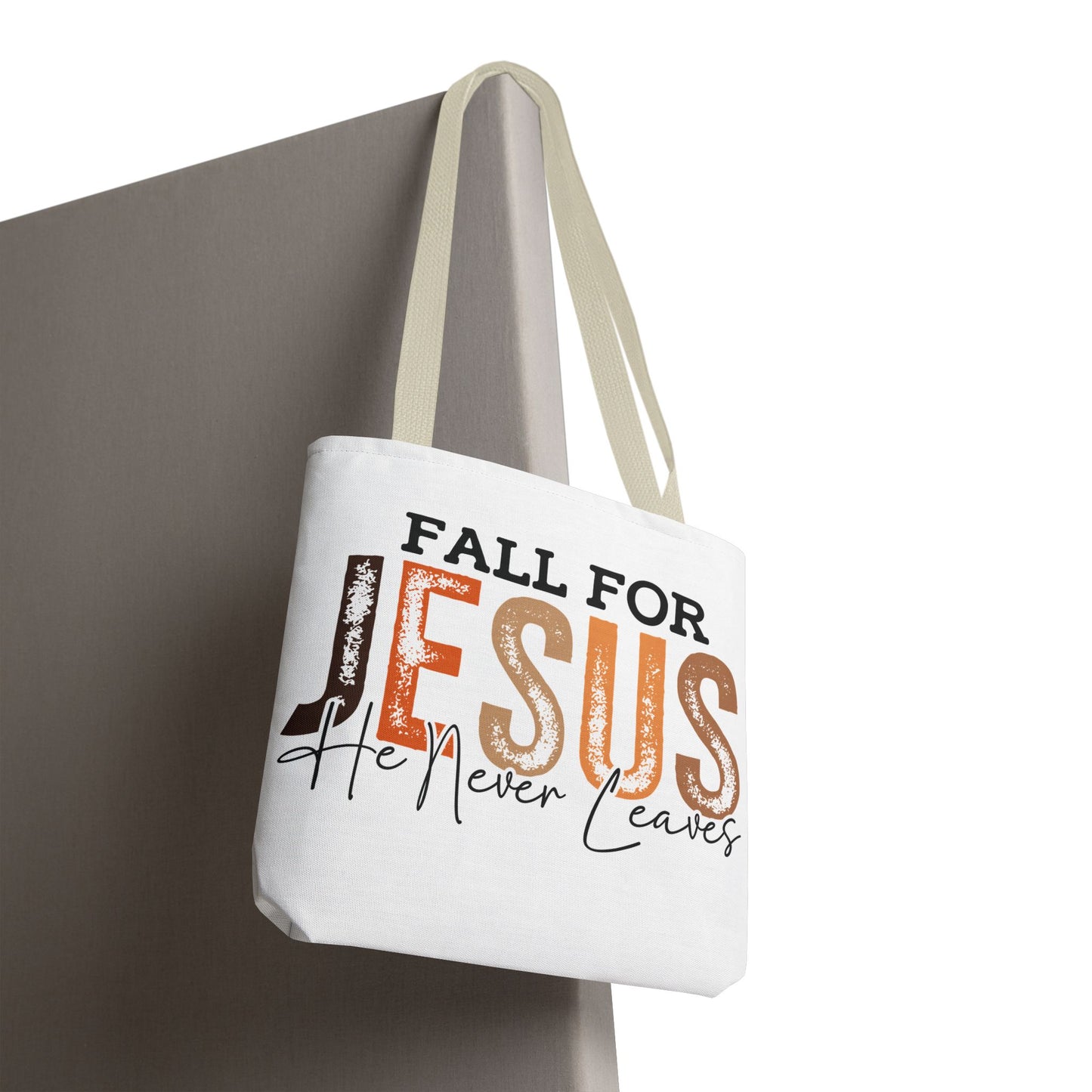 🙏 Fall for Jesus Tote Bag – Faith, Style & Autumn Charm 🍂👜