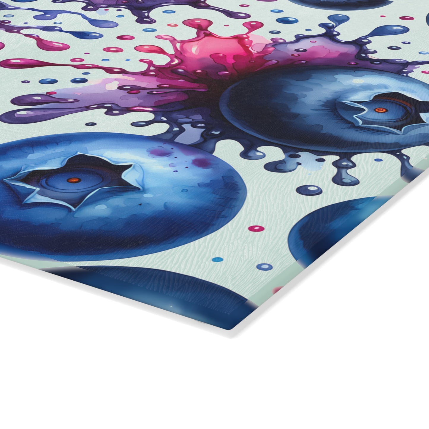 🫐 Blueberry Splash Cutting Board – Bursting with Juicy Color for Your Kitchen