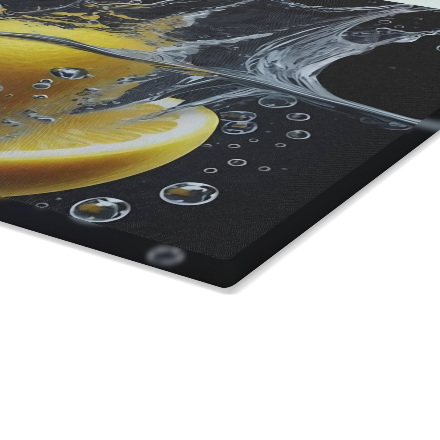 🍋 Lemon Splash Glass Cutting Board – Bright & Zesty Citrus Kitchen Style