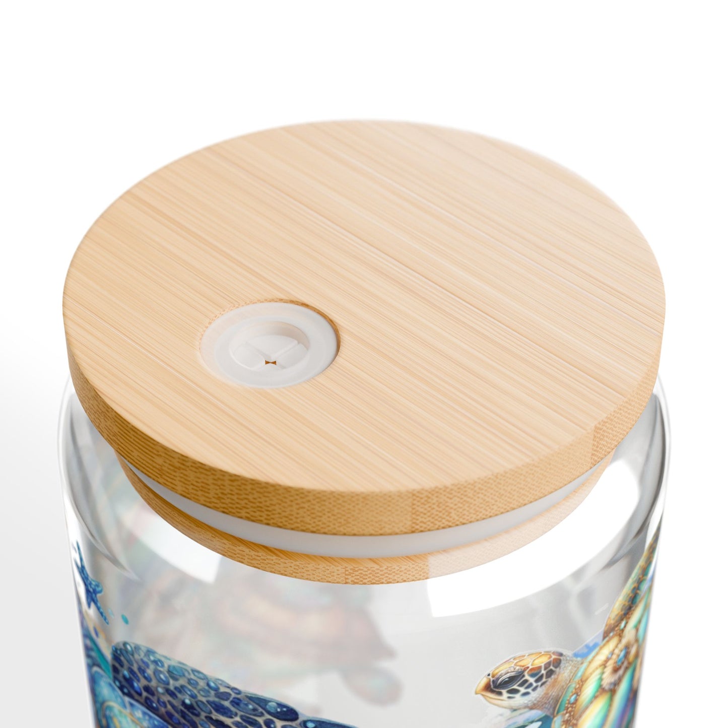 Vaso para sorber con forma de tortuga y estrella de mar: 16 oz. Ambiente playero tropical en cada sorbo.