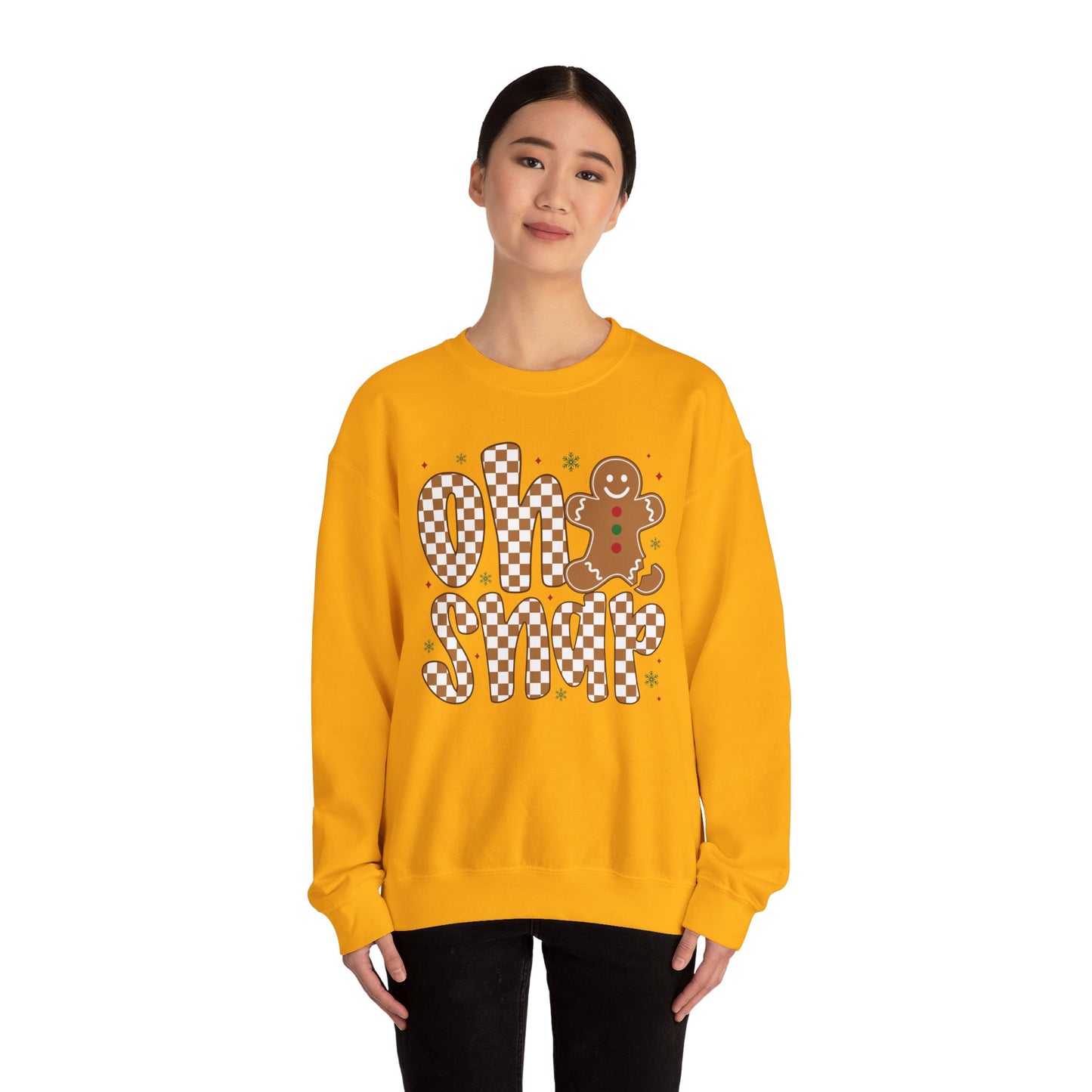 🍪✨ Oh Snap Gingerbread Crewneck – Cozy Pun for Cookie Lovers 🎄😄