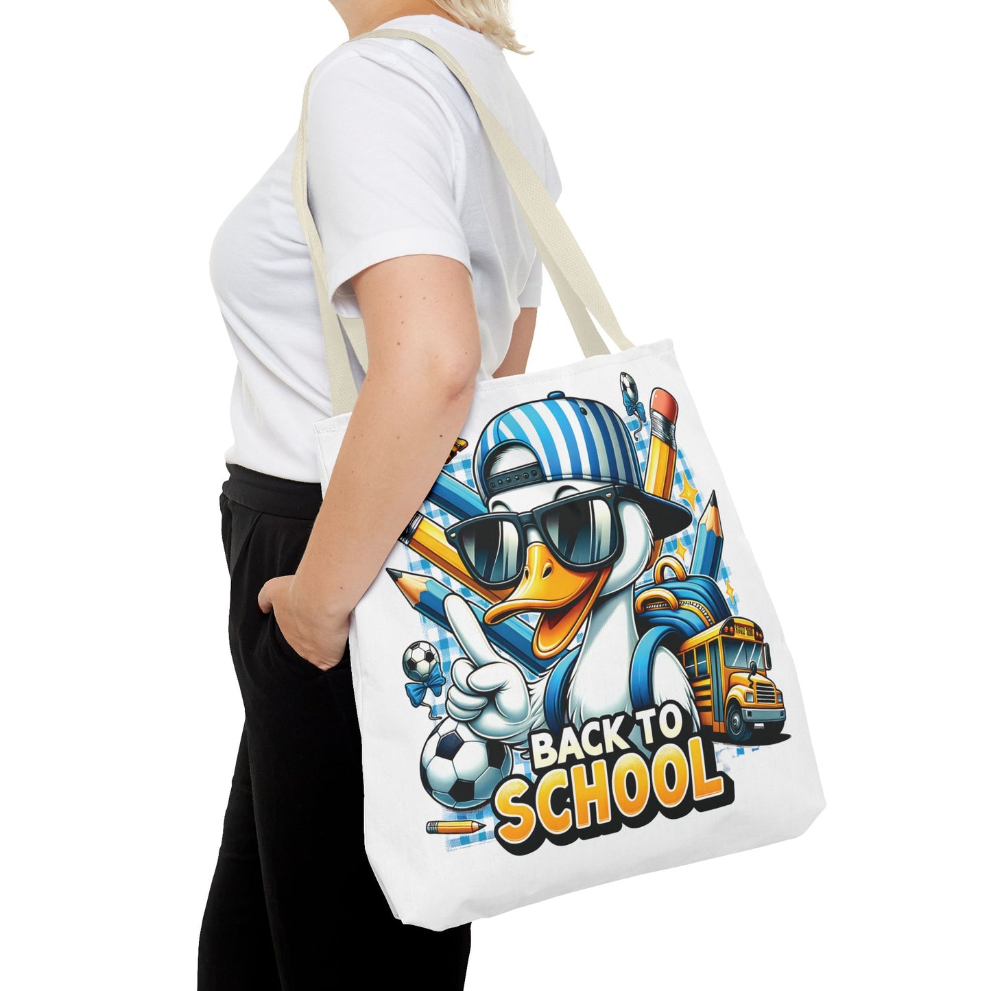 🦆 Cool Duck Back to School Tote – Waddle into the School Year in Style 🏫