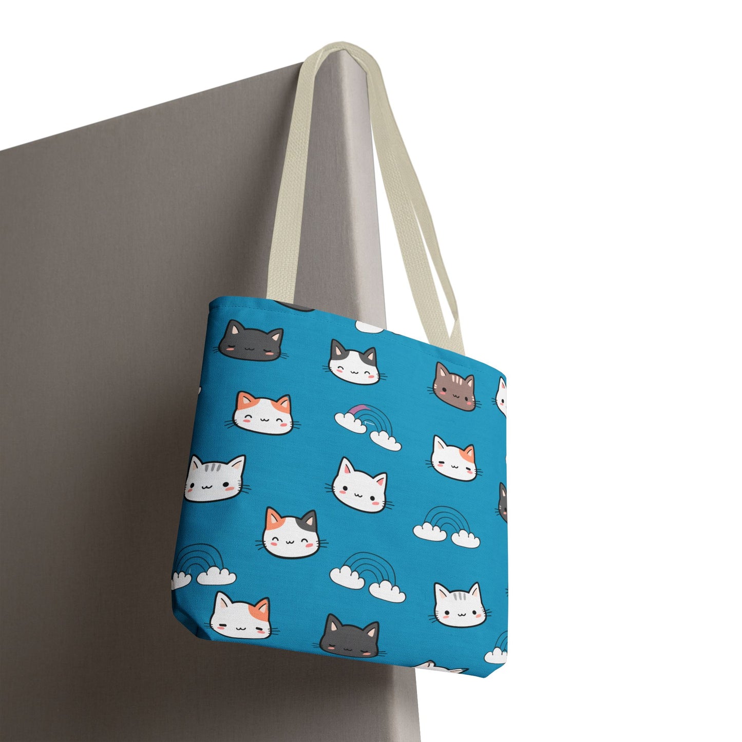 Bolsa de mano para gatos, regalo para amantes de los gatos, bolsa reutilizable, bolsa para mamá gata, ecológica, bolsa con estampado animal, diseño de gatito lindo, amante de las mascotas