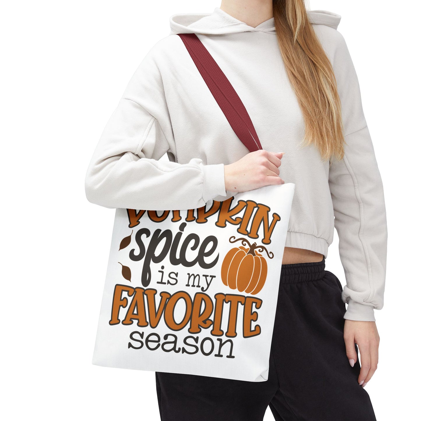 ๐ Pumpkin Spice Is My Favorite Season Tote Bag โ Fall Vibes You Can Carry ๐๐