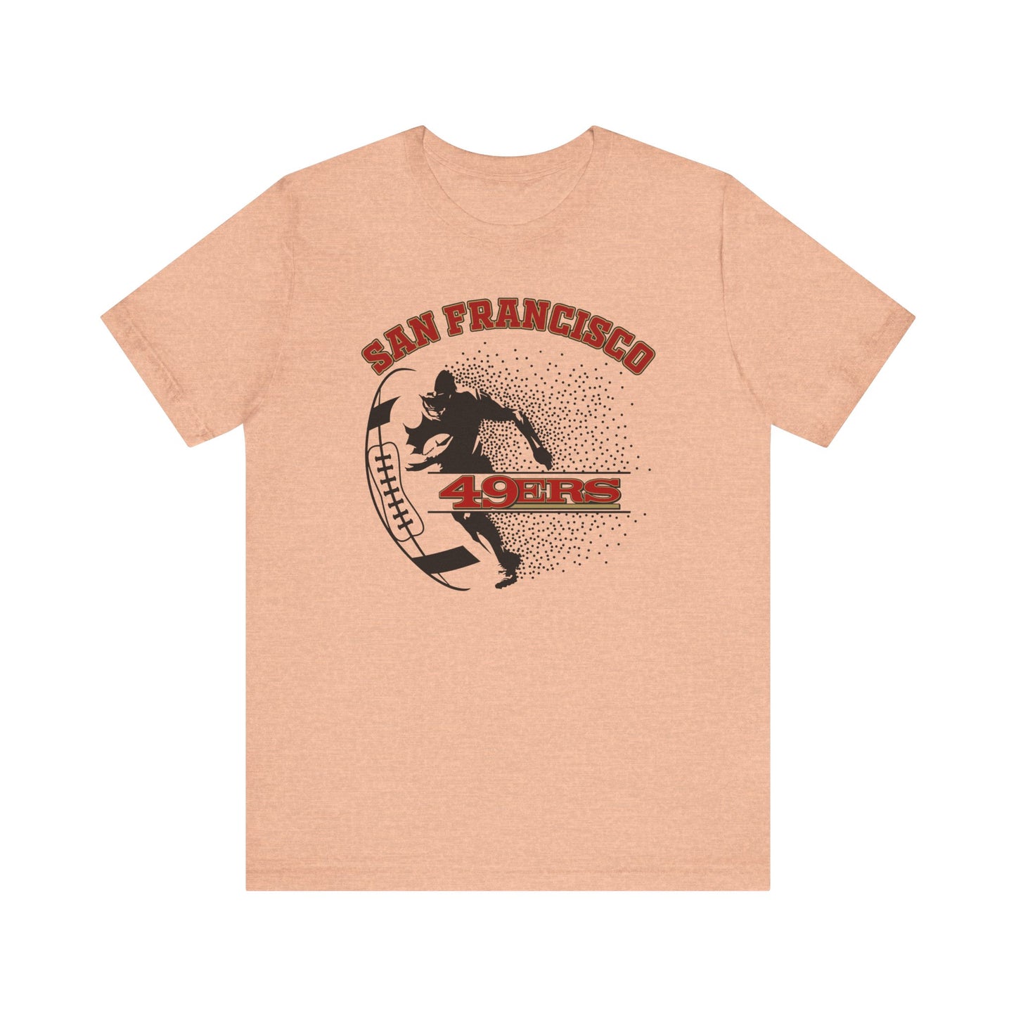 ๐ฅ Bold Red & Black Jersey Graphic Tee โ Vintage Vibes for Every Fan ๐ฏ