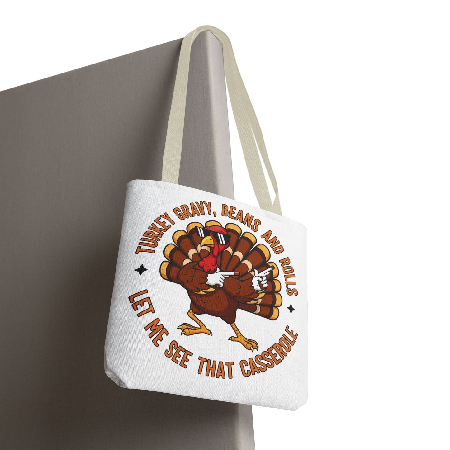 🦃 Thanksgiving Turkey Tote Bag – Let Me See That Casserole Style 🍠🎶