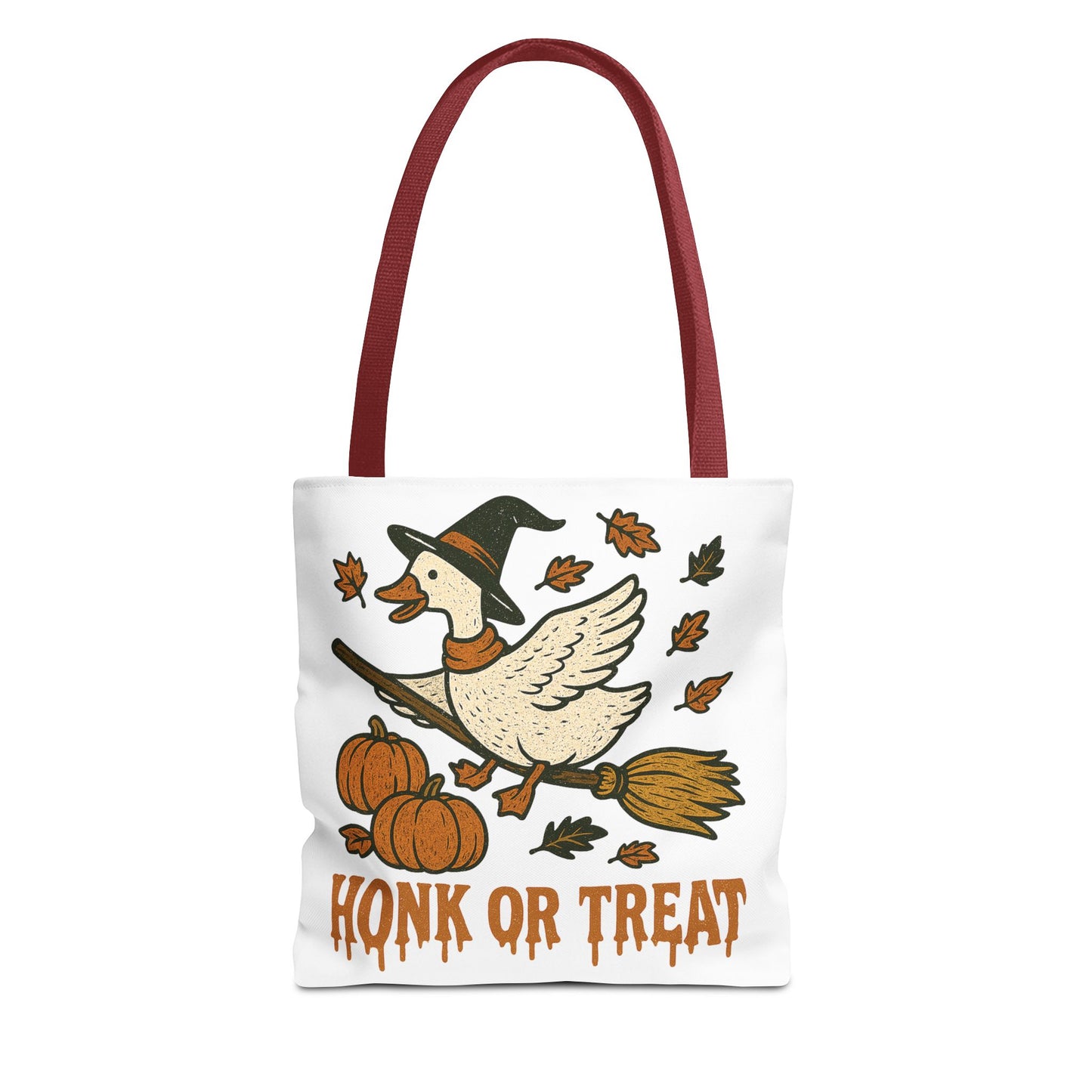 ๐ช Honk or Treat Goose Halloween Tote Bag โ Witchy Whimsy for Spooky Season ๐๐