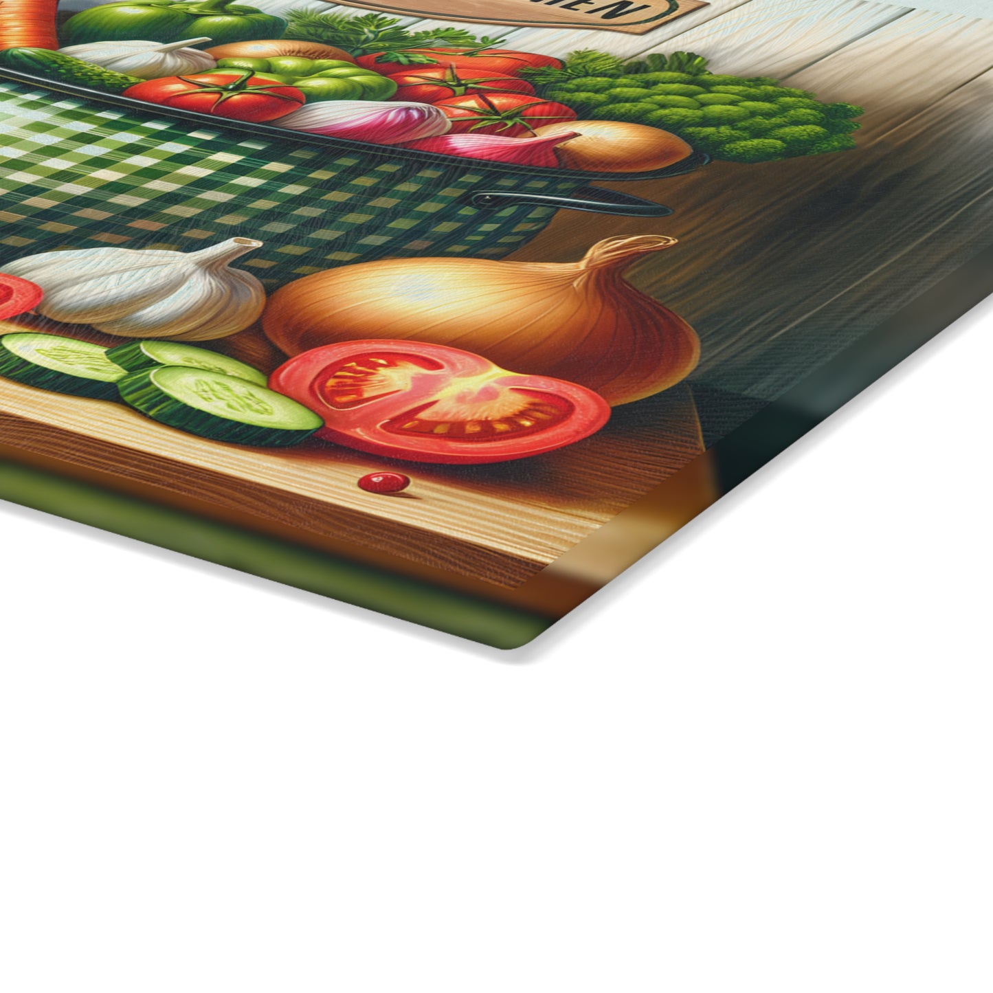 Tabla de cortar verduras del huerto de mamá: un encanto hogareño y saludable