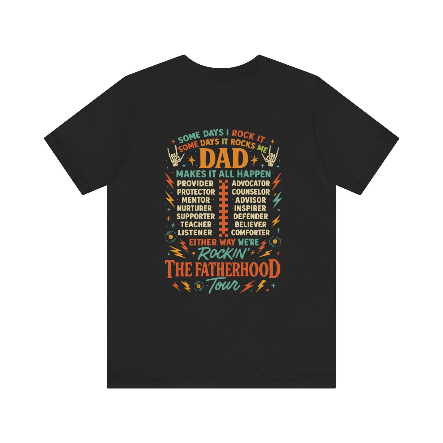 🎤 DAD TOUR – Camiseta divertida para papá inspirada en un concierto