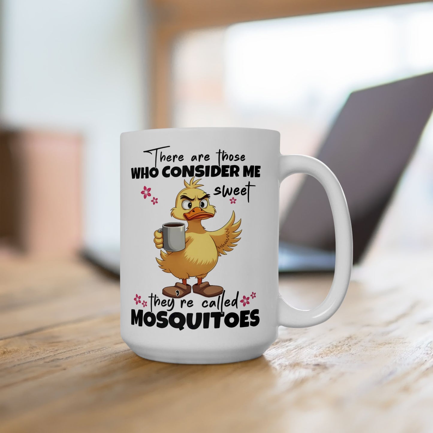 Taza de café con forma de pato “Considérame dulce”: ¡humor atrevido en cada sorbo!