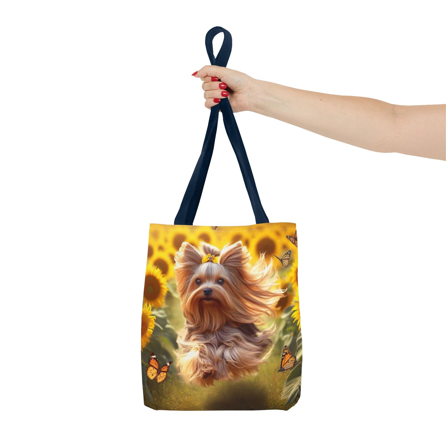 Adorable bolso de mano Yorkie: ¡perfecto para los amantes de los perros en movimiento!