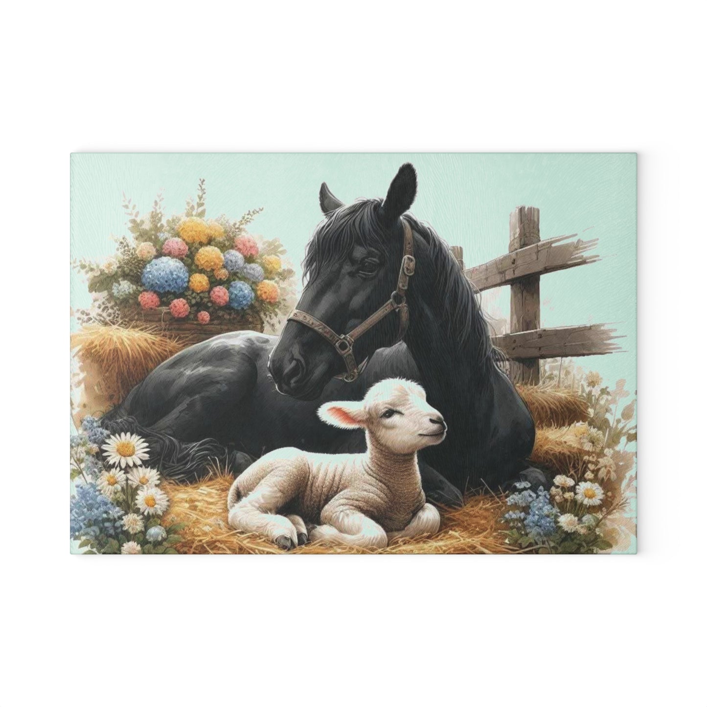 Horse cutting board, farm life decor, farmhouse design, nature-inspired gift, horse lover gift, rustic home accents Charcuterie Board, Lamb