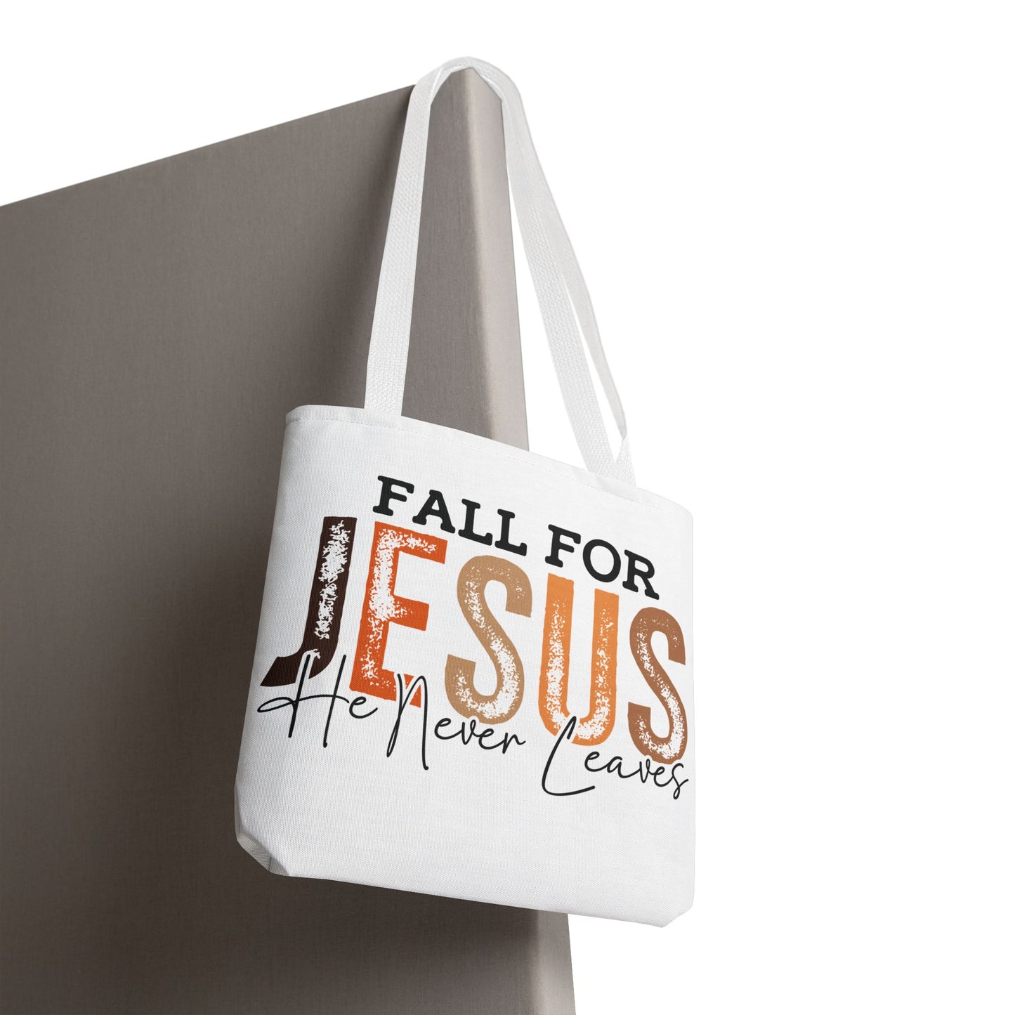 🙏 Fall for Jesus Tote Bag – Faith, Style & Autumn Charm 🍂👜