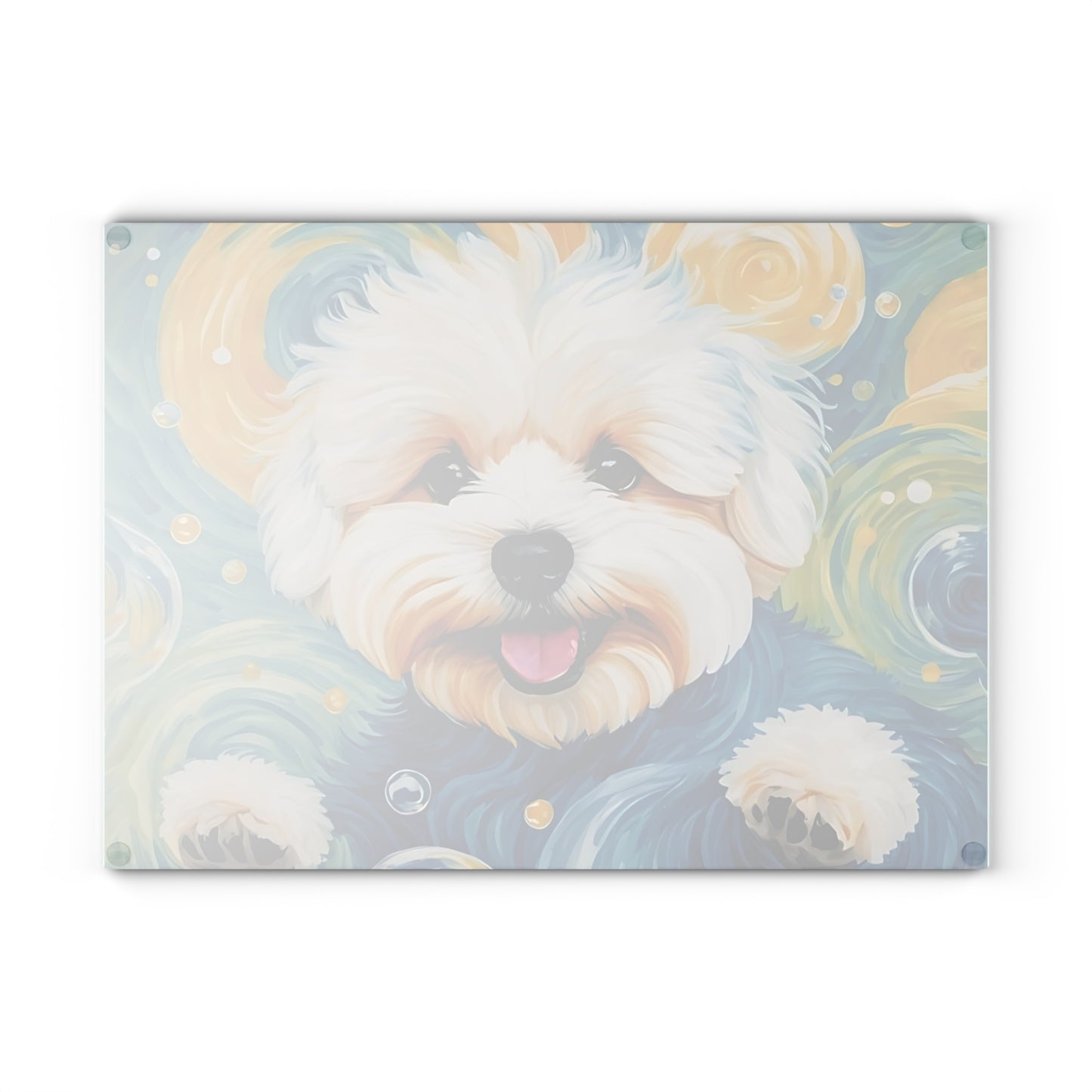 🐶✨ Bichon Frise Cutting Board – Fluffy Charm for Your Kitchen Décor