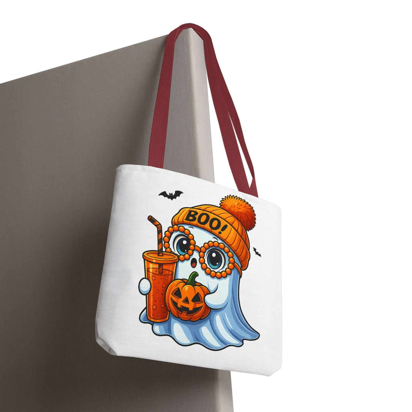 ๐ป Boo-tiful Ghost Tote Bag โ Spooky Cute Halloween Vibes ๐๐