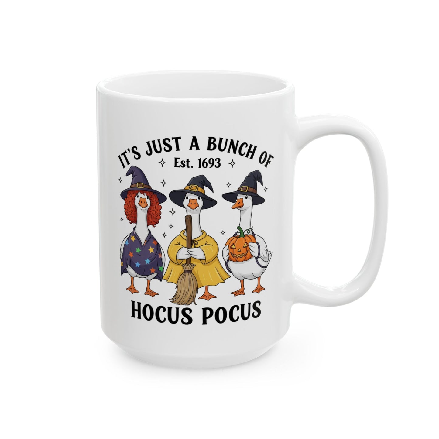 🧙♀️🦆 Hocus Pocus Goose Mug – Halloween Quackery & Magic in Every Sip 🎃☕