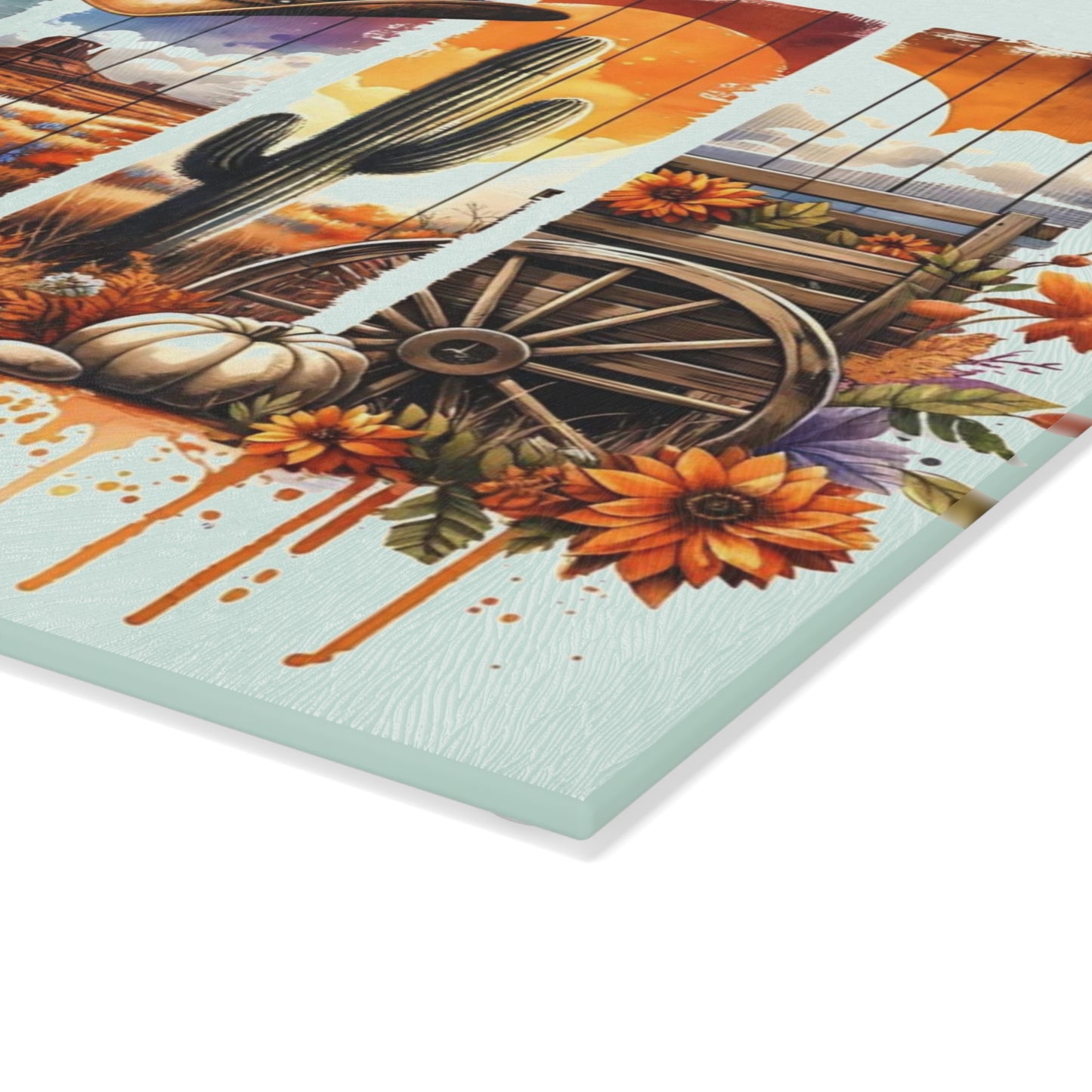 🍂🎸 Howdy Fall Cutting Board – Rustic Western Charm for Your Autumn Kitchen 🤠🌻