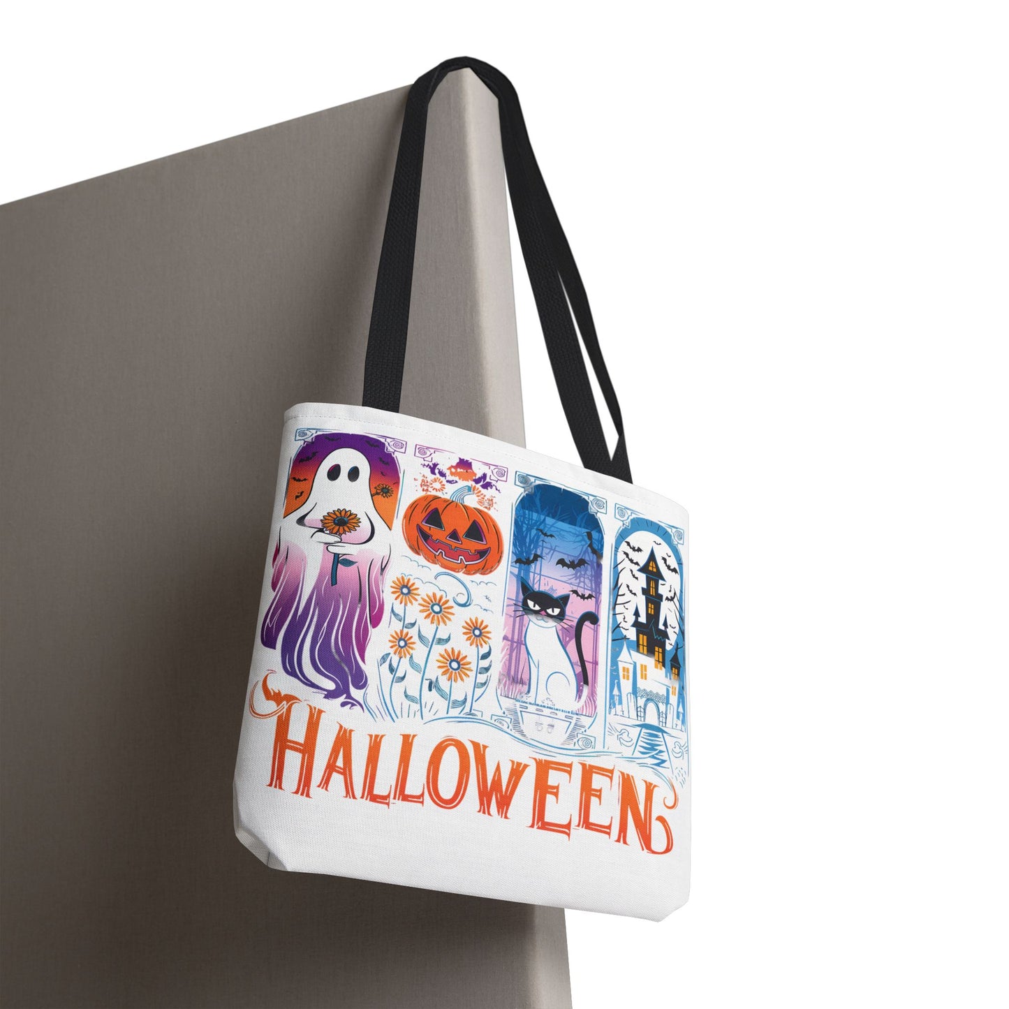 🎃 Haunted Halloween Tote Bag – Spooky Style with Autumn Vibes 👻