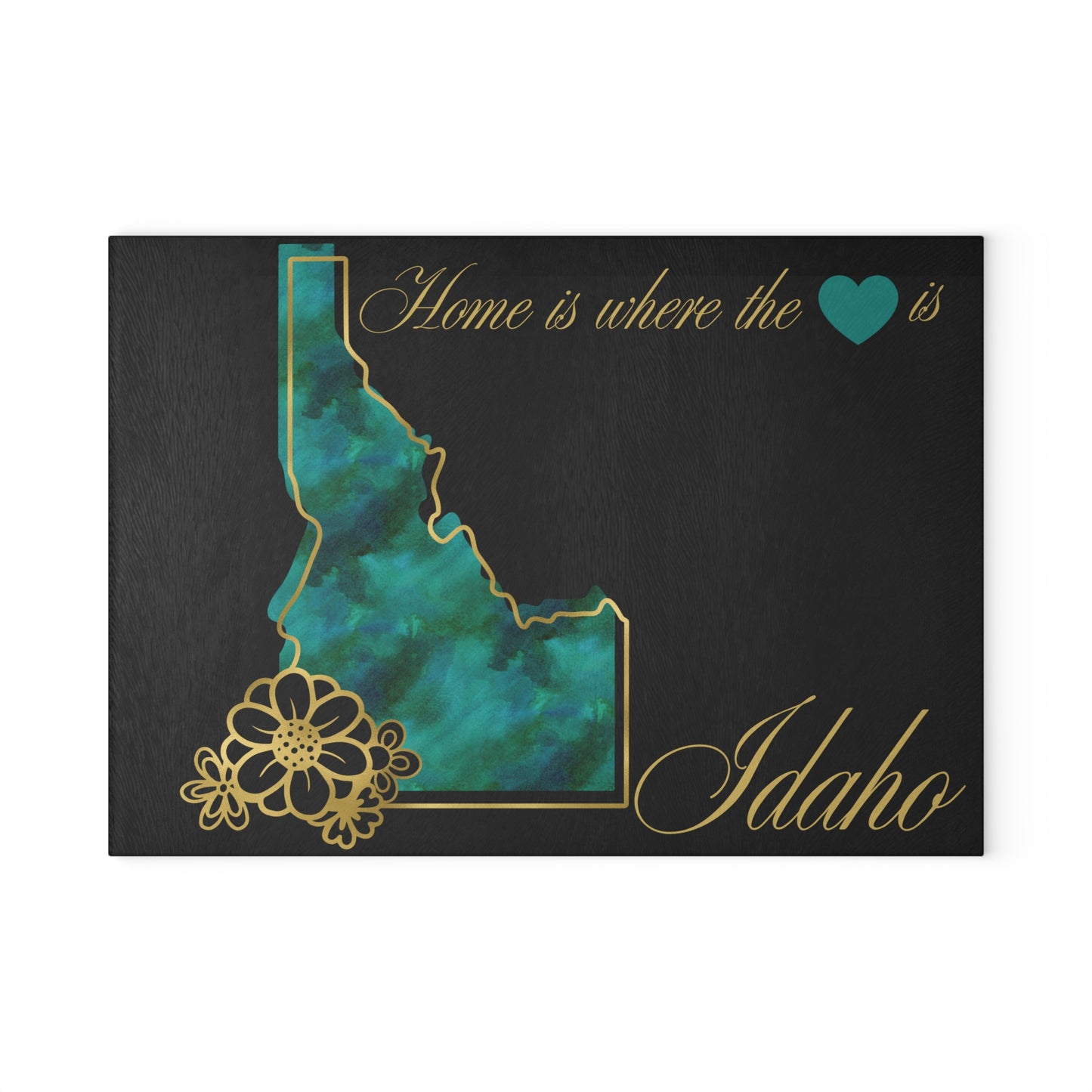 💚 Idaho State Cutting Board – Mountain Hues and Gem State Charm