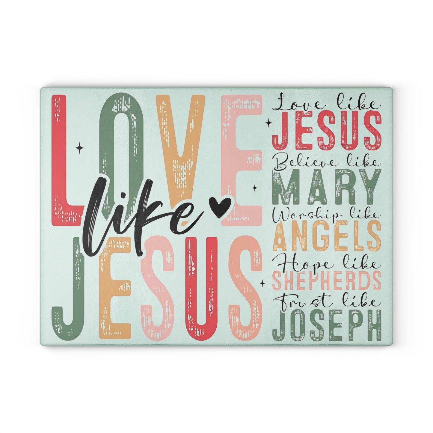 Tabla de cortar inspiradora, tabla de cortar de vidrio templado, tabla de charcutería, tabla de cortar, regalo de inauguración de la casa, tabla de cortar personalizada, Biblia