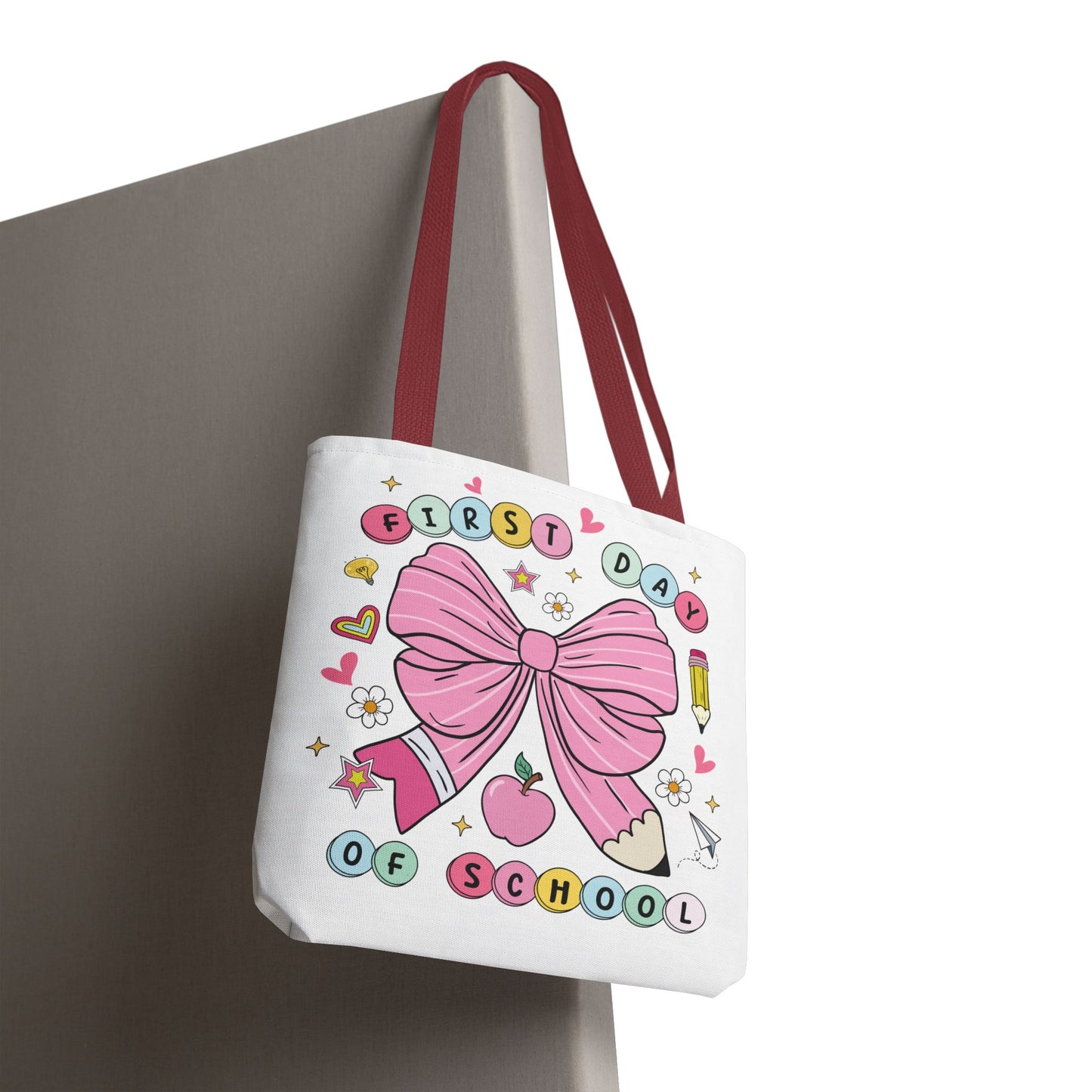 🎀 Coquette First Day of School Tote – Sweet Style for a Smart Start 📚