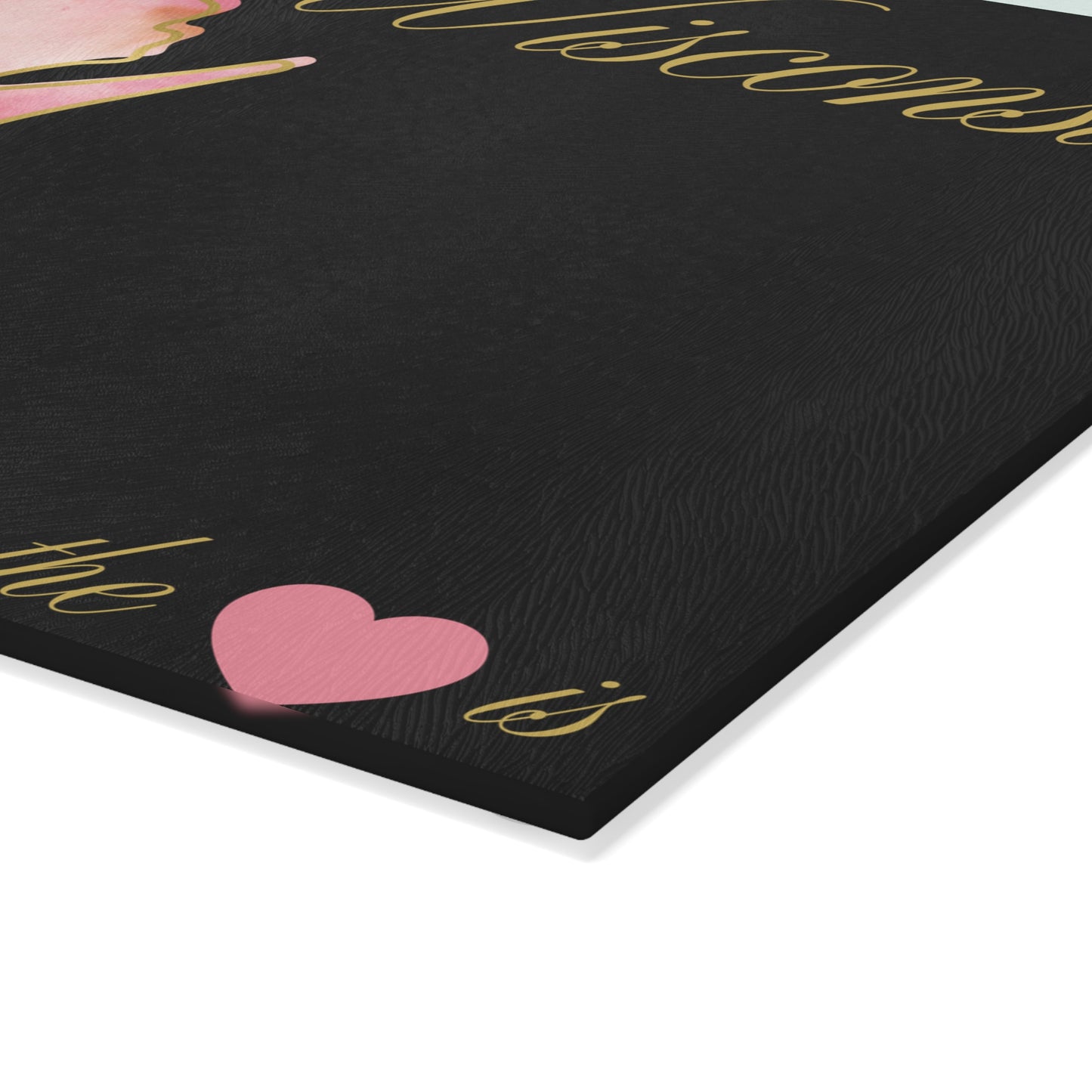 🌸 Wisconsin Floral State Cutting Board – Pink Blossoms & Hometown Charm 🌸