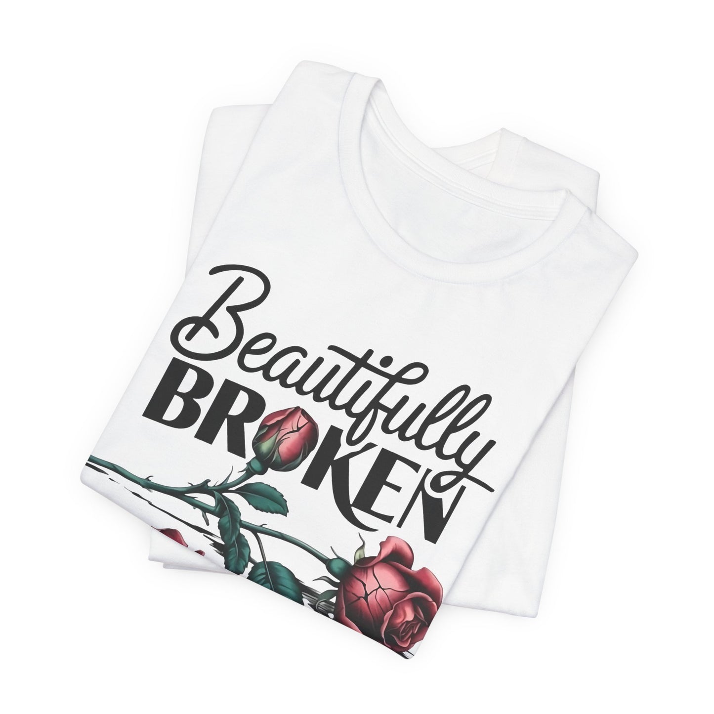 Camiseta Rosa “Beautifully Broken”: una camiseta empoderante con una elegancia suave