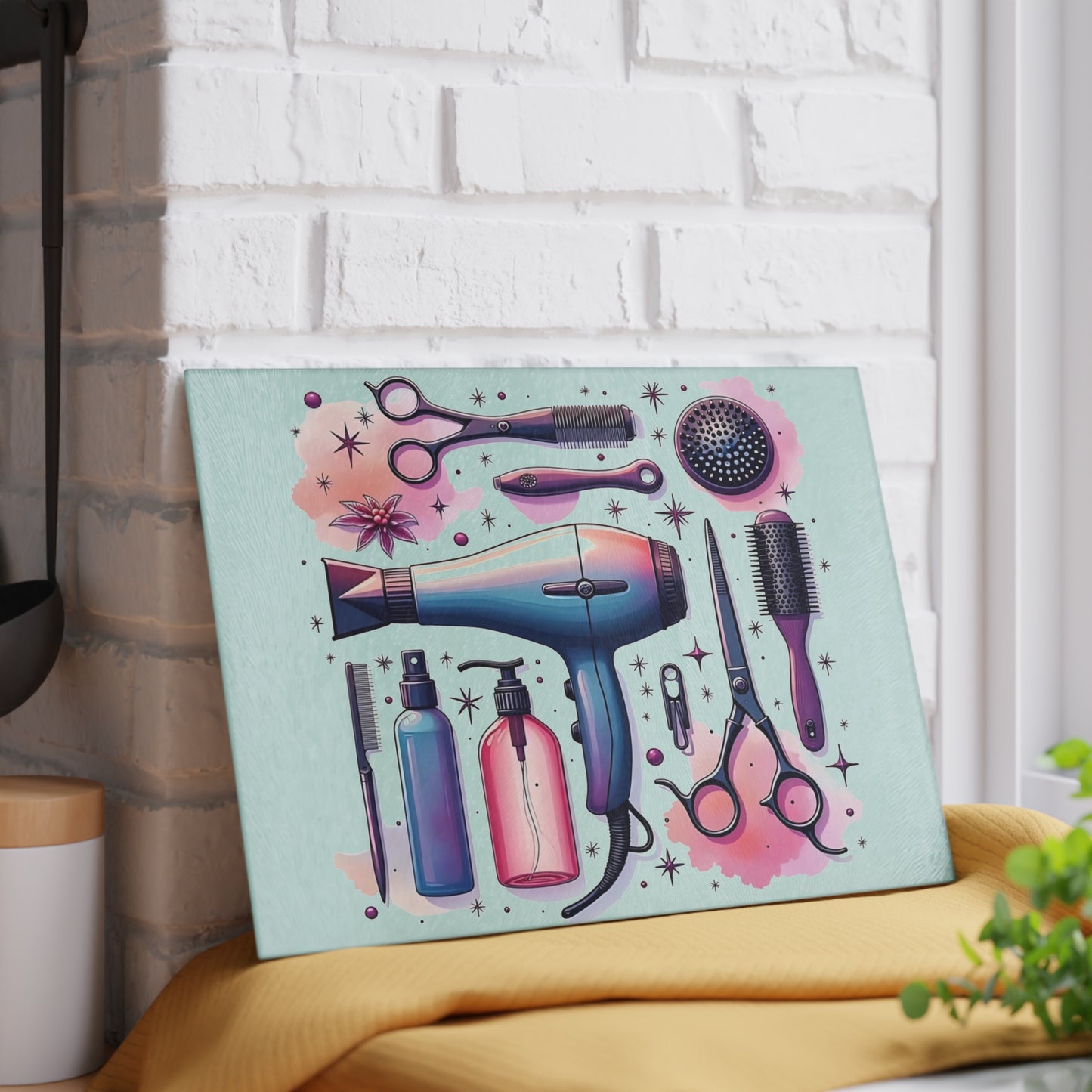 Shear Perfection – Tabla de cortar de vidrio para estilistas 💇♀️✨