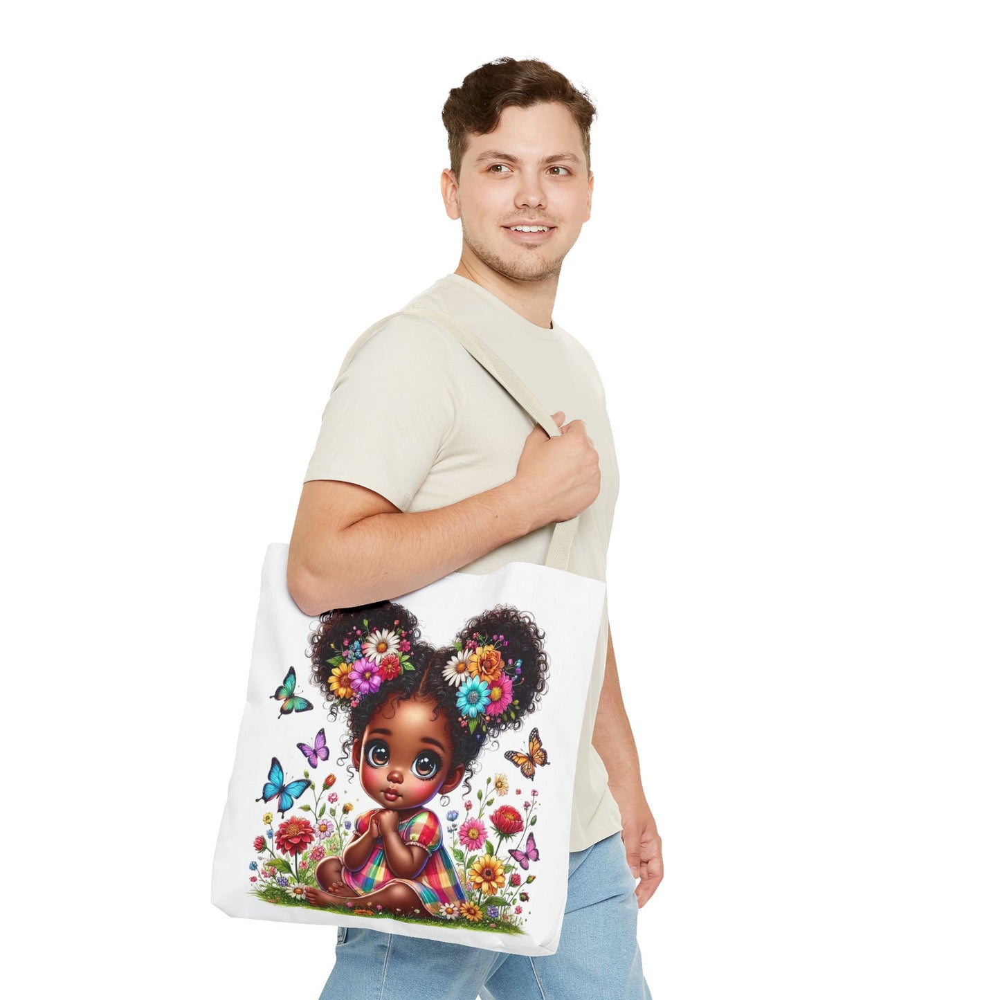 🌸 Niña de las Flores – Bolso de mano adorable y colorido para todas las edades 🌼