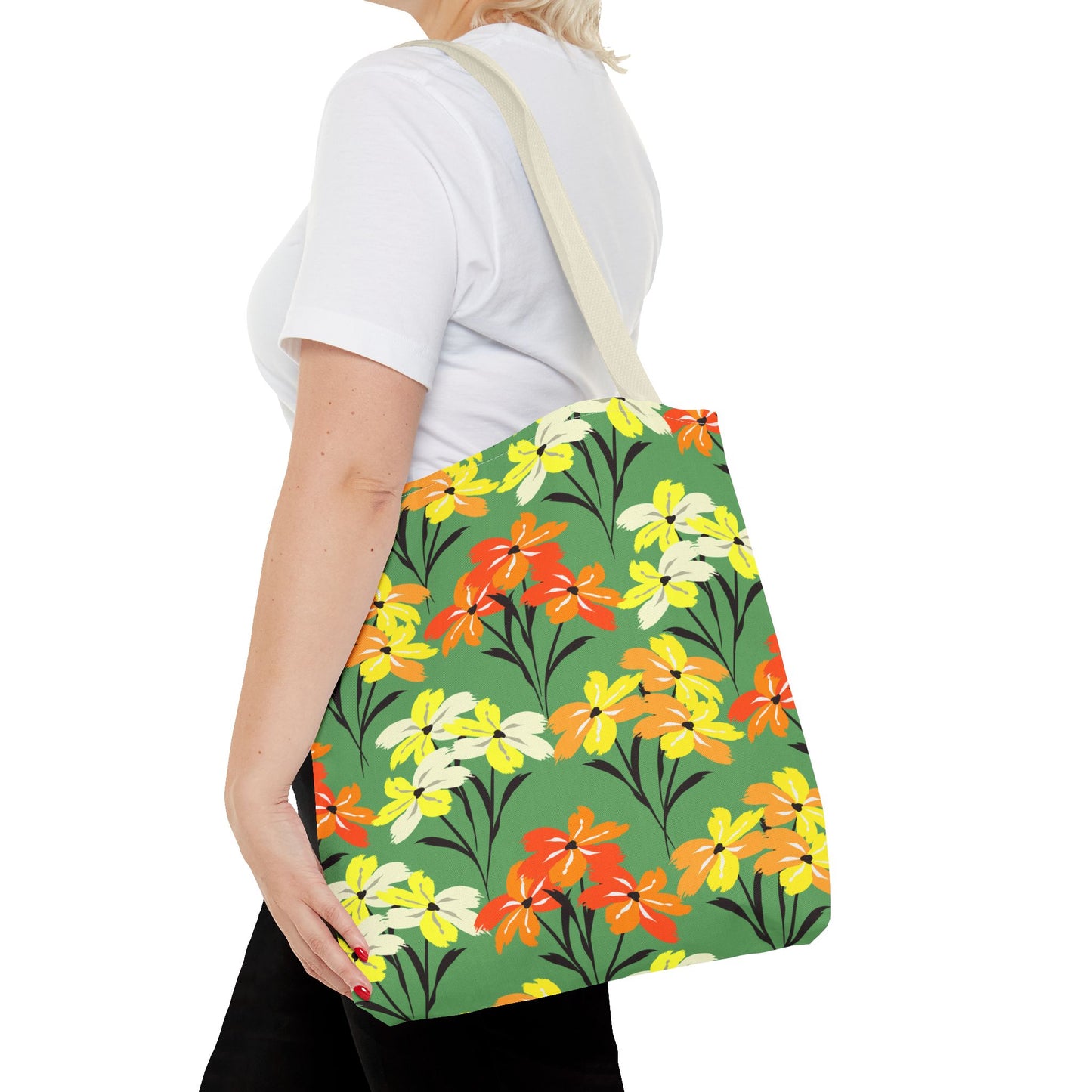 🌸 Elegante bolso tote floral: un accesorio chic y versátil para el día a día 🌿