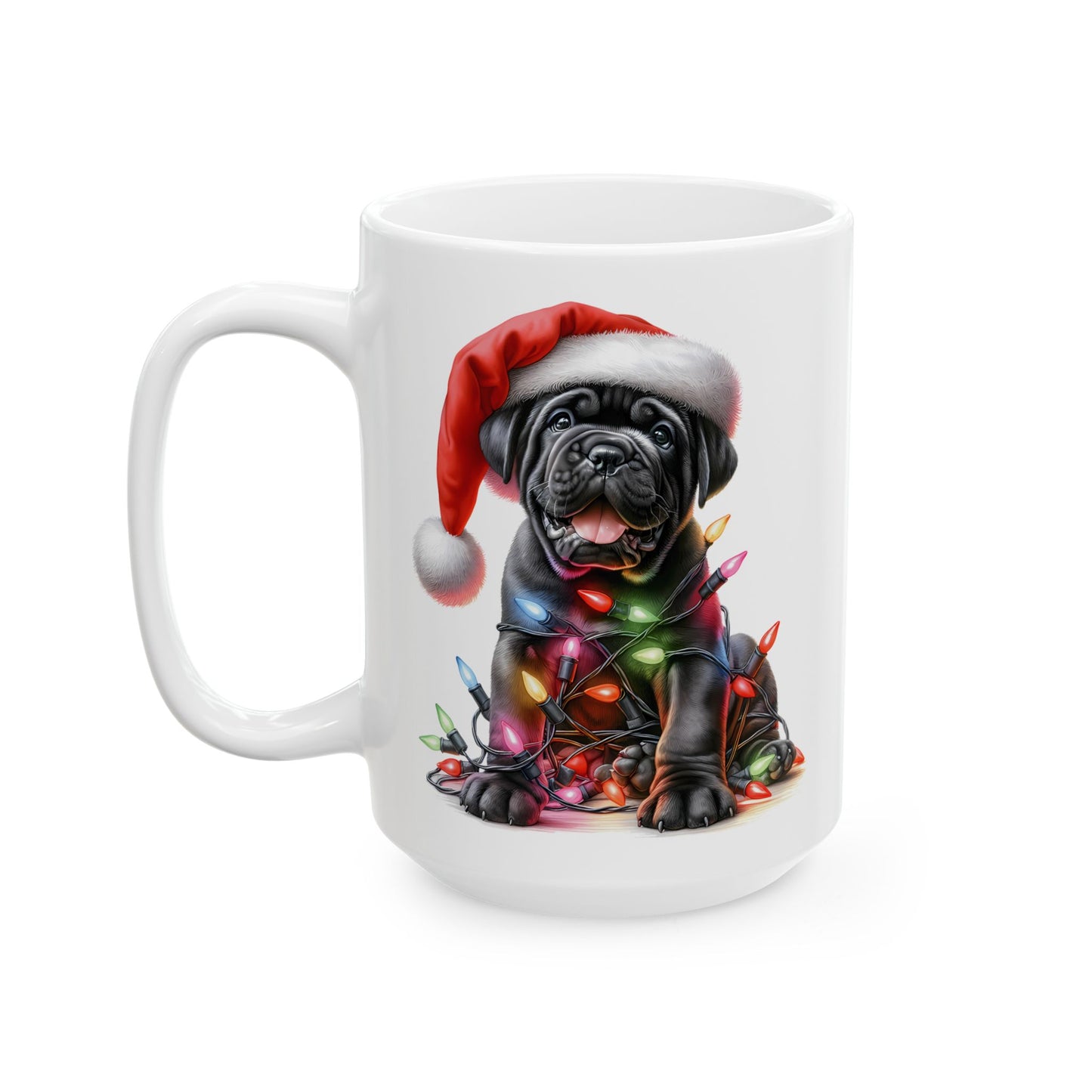 🎄 Cane Corso Christmas Mug – Big Pup, Big Holiday Spirit 🎅