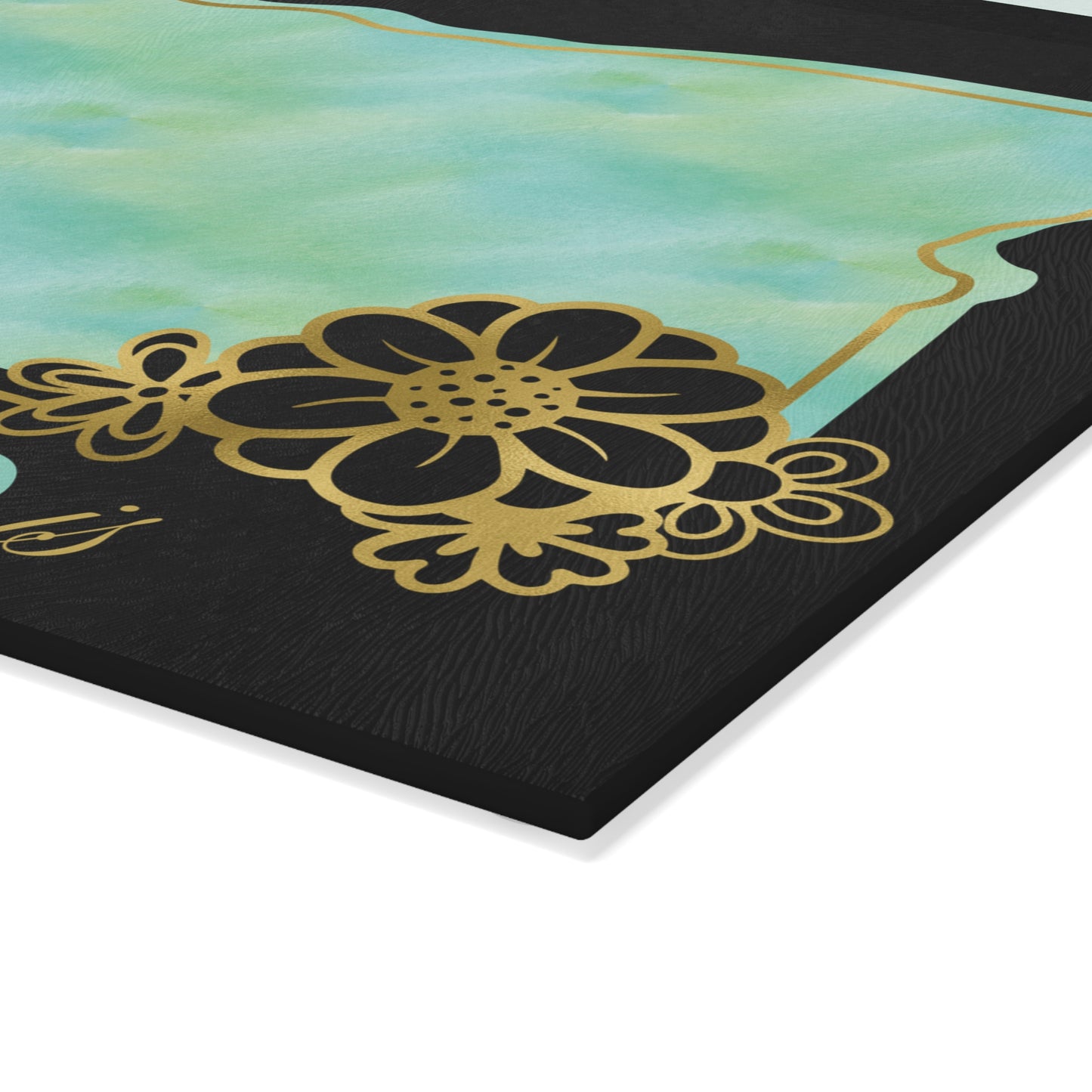 💚 Oregon State Cutting Board – Serene Aqua Style with Golden State Pride