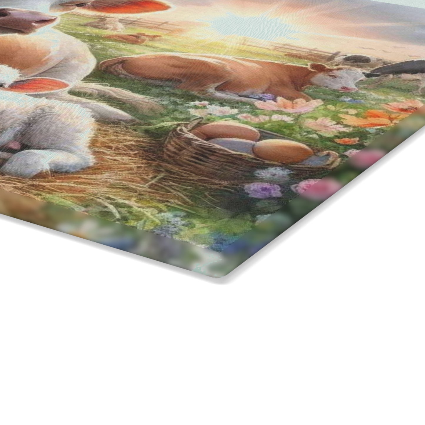 Tabla de cortar de vaca, diseño de casa de campo, cocina campestre, regalo para amantes de los animales, decoración de animales de granja, acentos rústicos para el hogar. Tabla de charcutería.