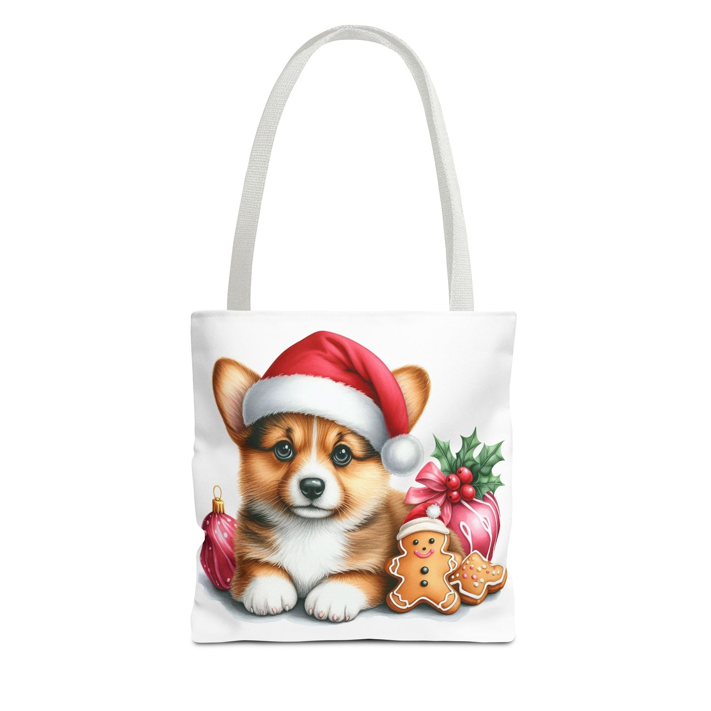🎄 Corgi Christmas Cookie Tote – Sweet Holiday Charm for Dog Lovers 🐾