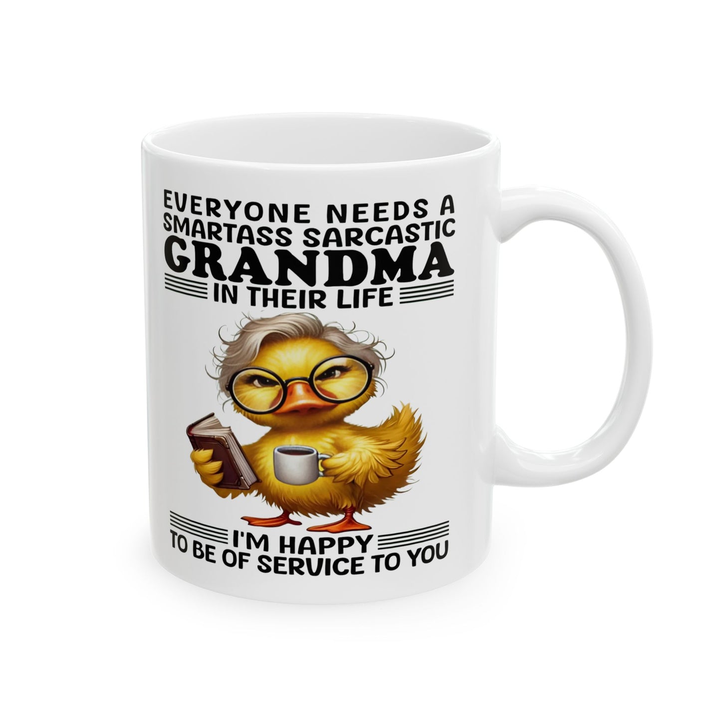 Taza "Abuela Sarcástica y Listilla": Atrevida, Divertida y Orgullosamente Descarada