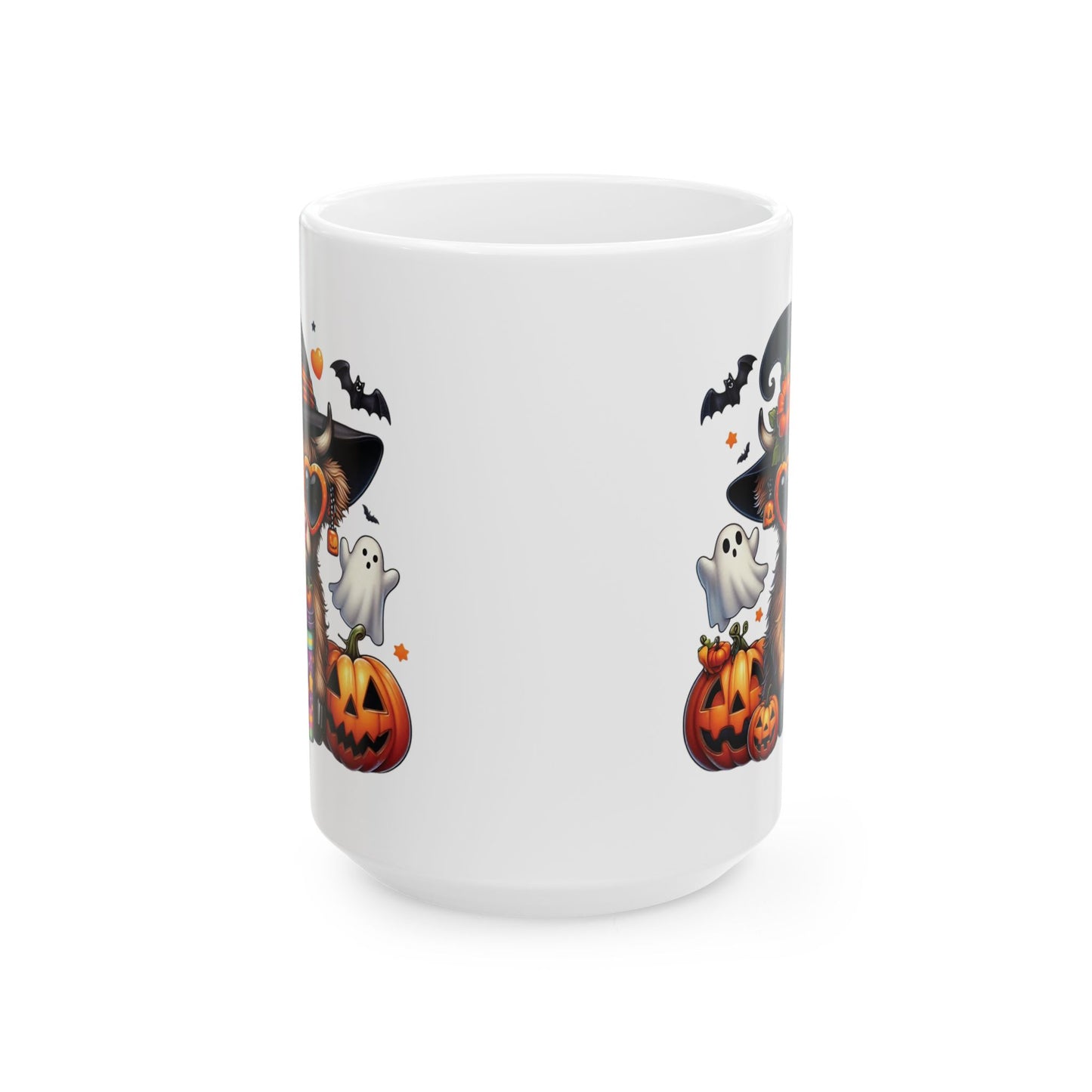 🎃 Highland Cow Halloween Mug – Spooky & Sweet Fall Sips 👻